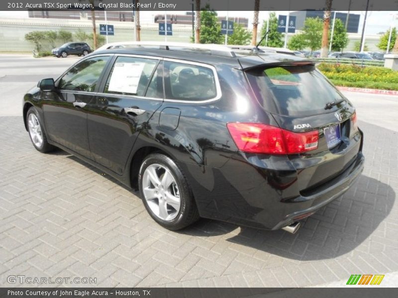 Crystal Black Pearl / Ebony 2012 Acura TSX Sport Wagon