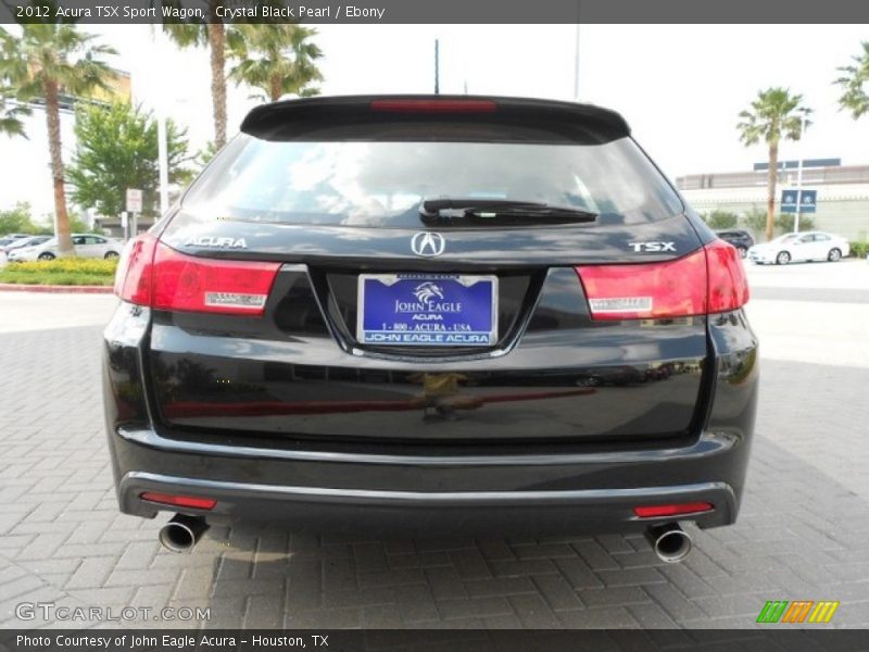 Crystal Black Pearl / Ebony 2012 Acura TSX Sport Wagon