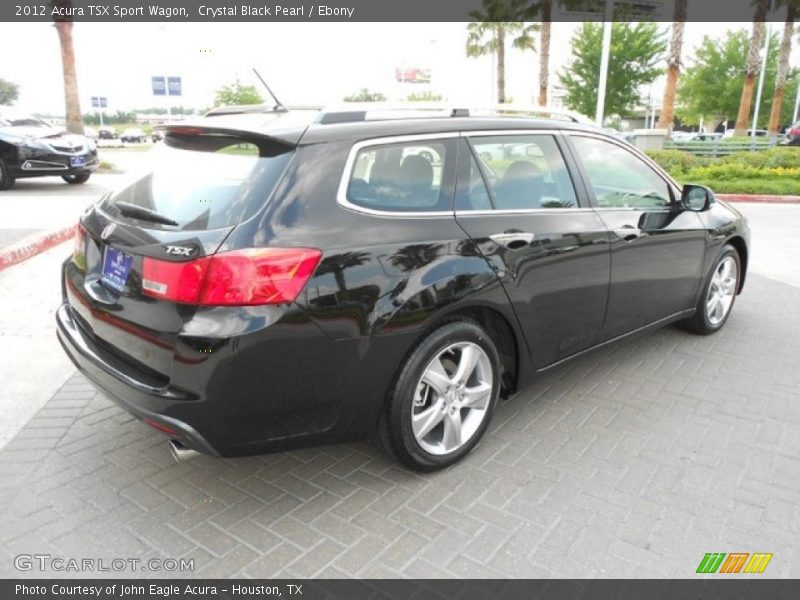 Crystal Black Pearl / Ebony 2012 Acura TSX Sport Wagon
