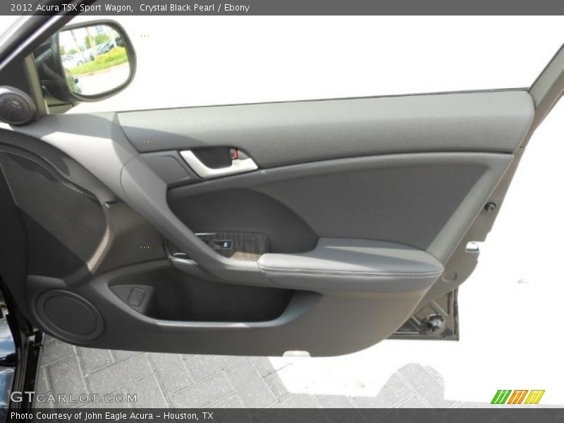 Crystal Black Pearl / Ebony 2012 Acura TSX Sport Wagon