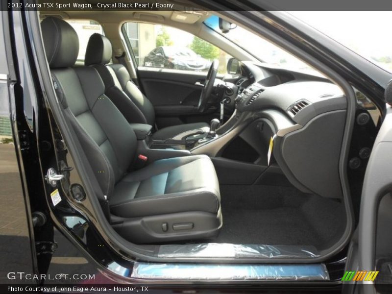 Crystal Black Pearl / Ebony 2012 Acura TSX Sport Wagon