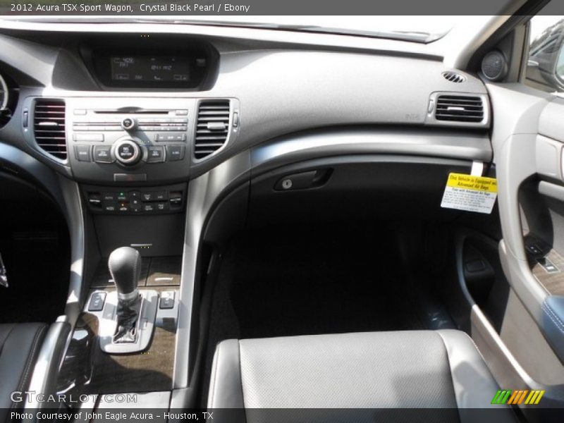 Crystal Black Pearl / Ebony 2012 Acura TSX Sport Wagon