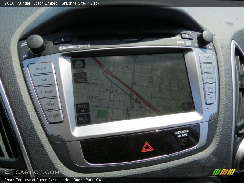 Navigation of 2010 Tucson Limited