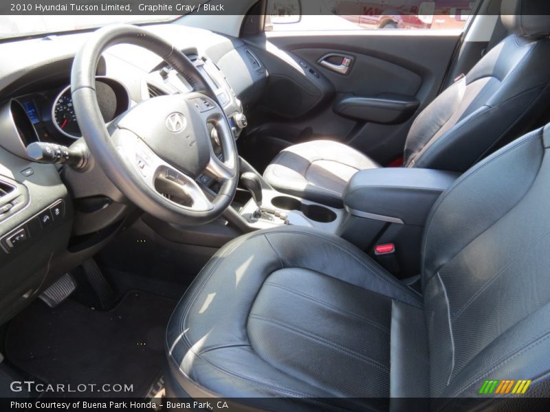 Graphite Gray / Black 2010 Hyundai Tucson Limited
