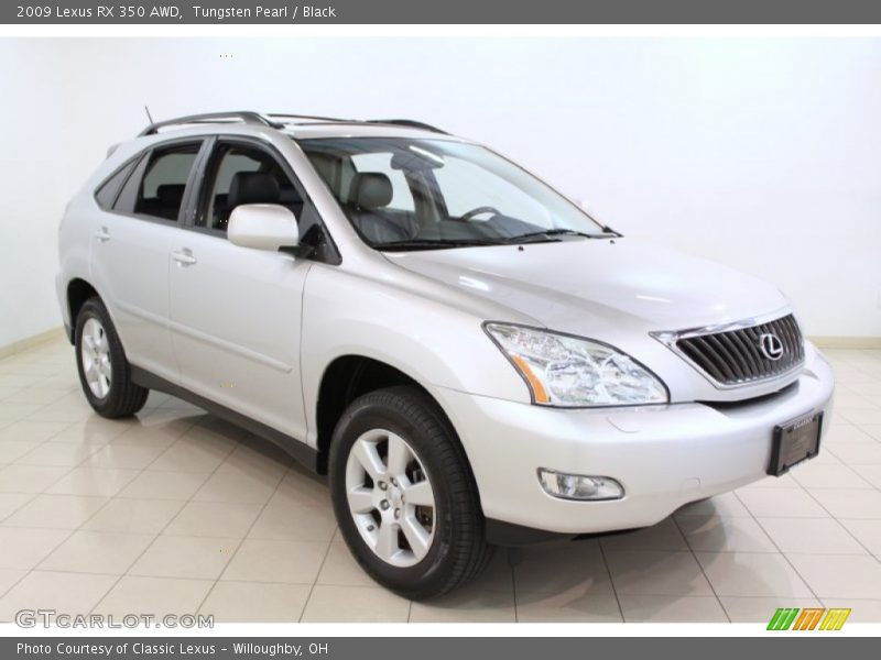 Tungsten Pearl / Black 2009 Lexus RX 350 AWD