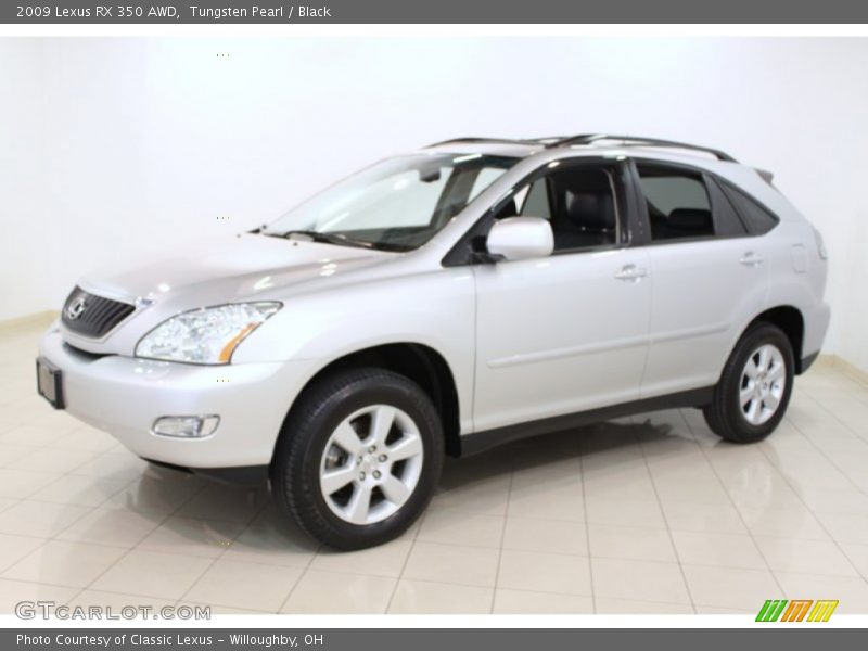 Tungsten Pearl / Black 2009 Lexus RX 350 AWD