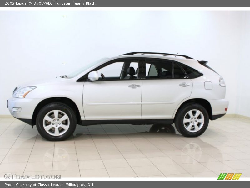 Tungsten Pearl / Black 2009 Lexus RX 350 AWD