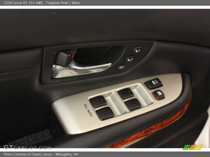 Tungsten Pearl / Black 2009 Lexus RX 350 AWD