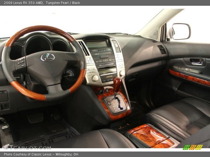 Tungsten Pearl / Black 2009 Lexus RX 350 AWD