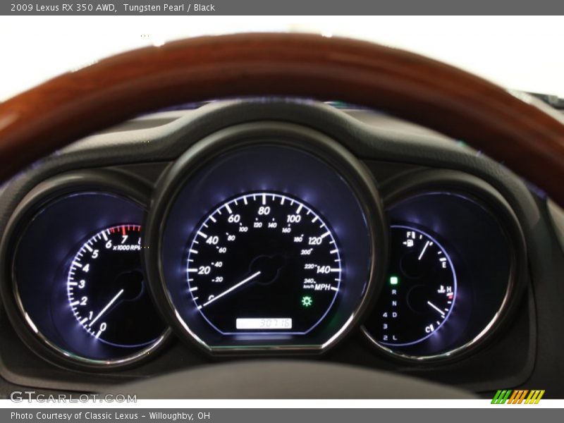 Tungsten Pearl / Black 2009 Lexus RX 350 AWD