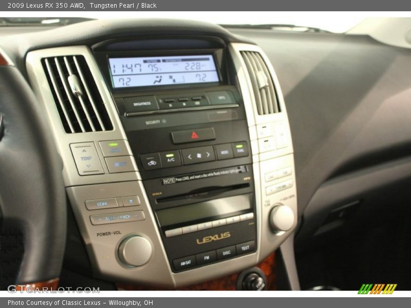 Tungsten Pearl / Black 2009 Lexus RX 350 AWD