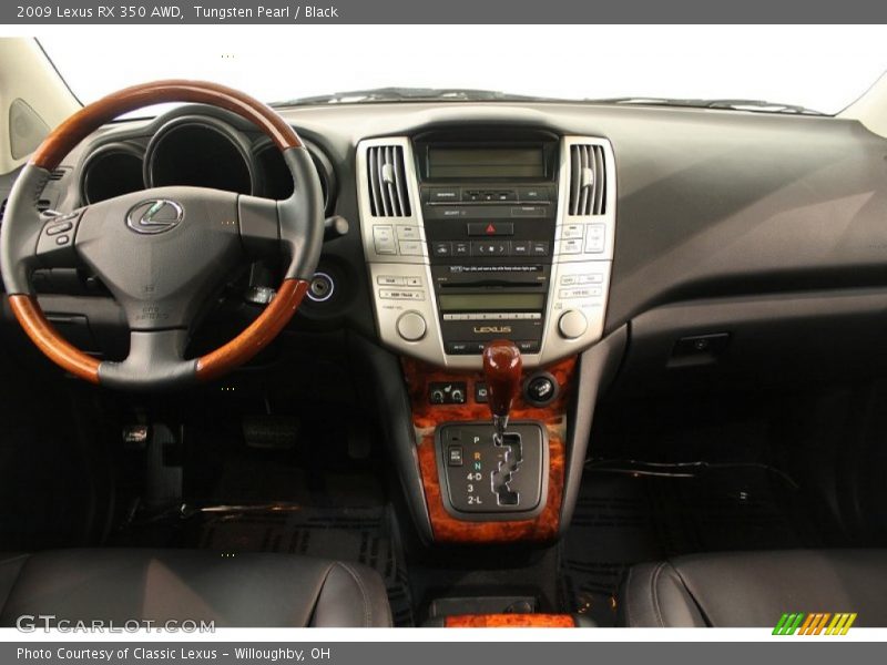 Tungsten Pearl / Black 2009 Lexus RX 350 AWD
