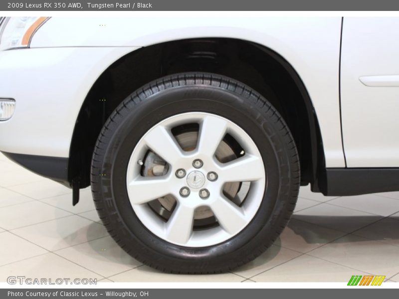 Tungsten Pearl / Black 2009 Lexus RX 350 AWD
