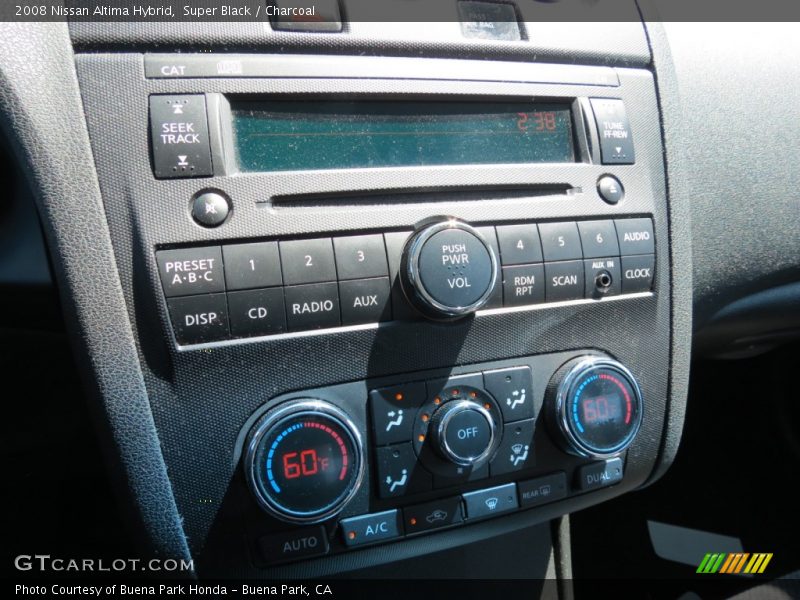 Super Black / Charcoal 2008 Nissan Altima Hybrid
