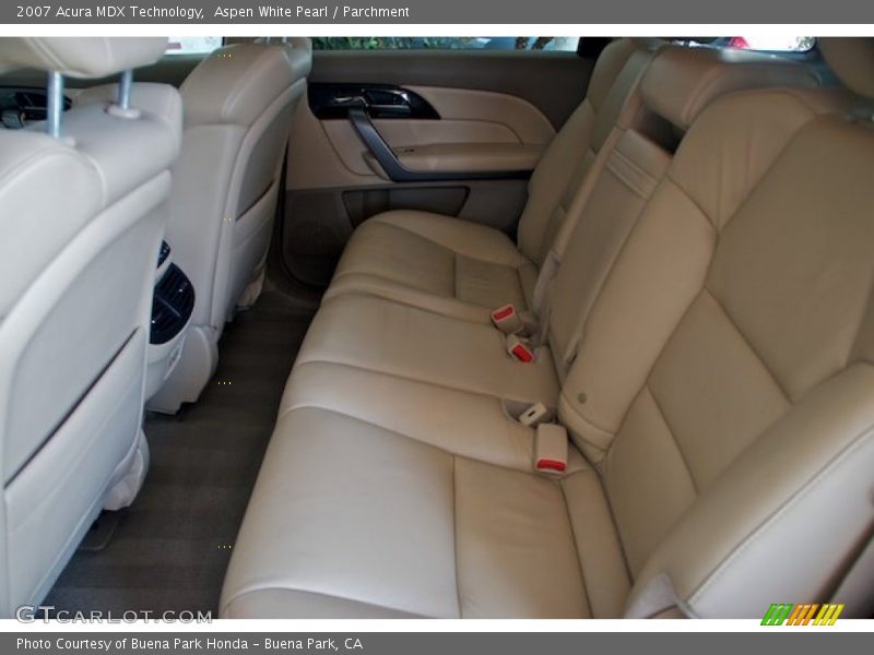 Aspen White Pearl / Parchment 2007 Acura MDX Technology
