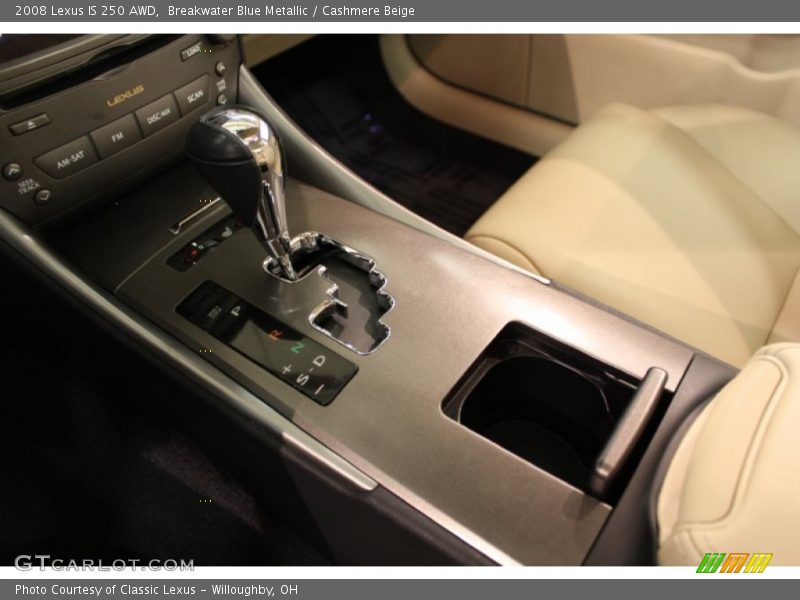 Breakwater Blue Metallic / Cashmere Beige 2008 Lexus IS 250 AWD