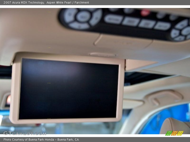 Aspen White Pearl / Parchment 2007 Acura MDX Technology