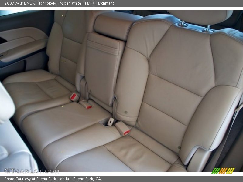 Aspen White Pearl / Parchment 2007 Acura MDX Technology