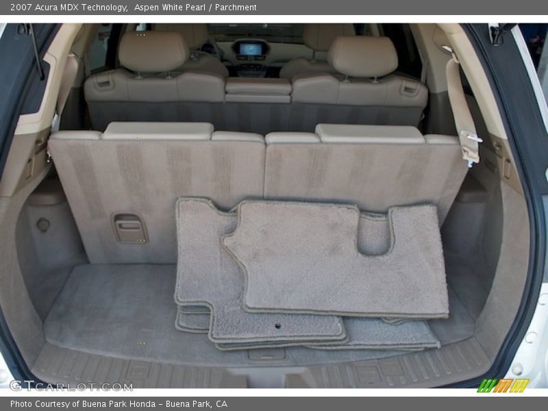Aspen White Pearl / Parchment 2007 Acura MDX Technology