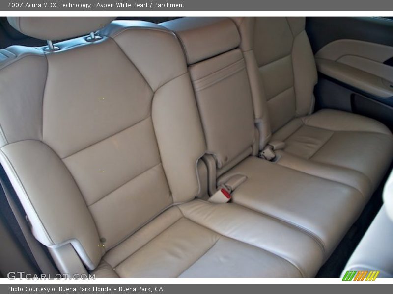 Aspen White Pearl / Parchment 2007 Acura MDX Technology