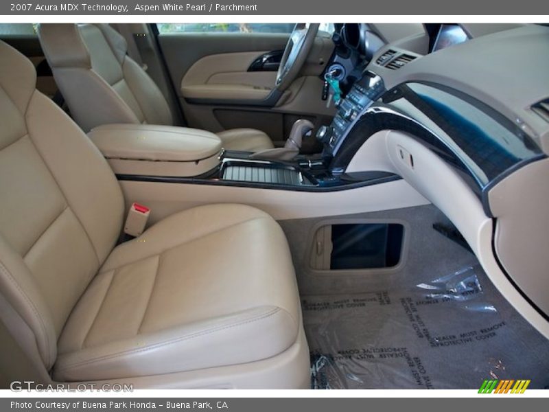 Aspen White Pearl / Parchment 2007 Acura MDX Technology