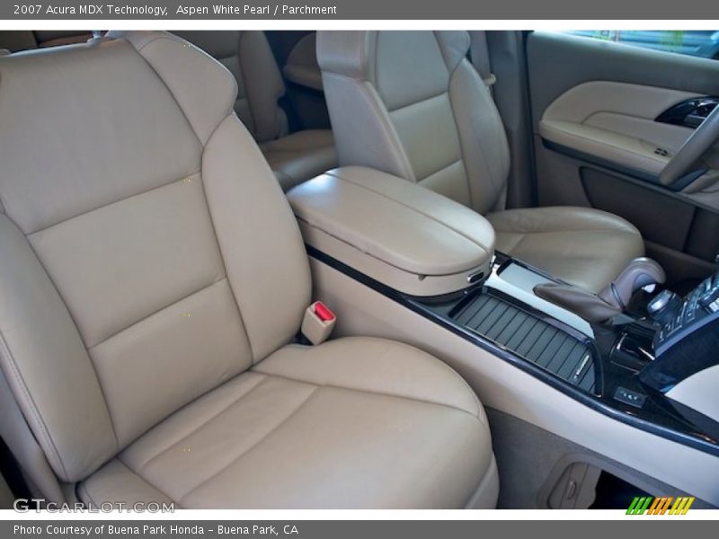 Aspen White Pearl / Parchment 2007 Acura MDX Technology