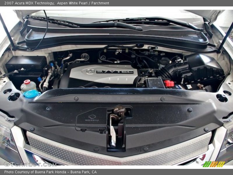 Aspen White Pearl / Parchment 2007 Acura MDX Technology