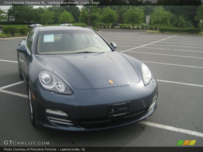 Yachting Blue Metallic / Luxor Beige 2010 Porsche Panamera 4S