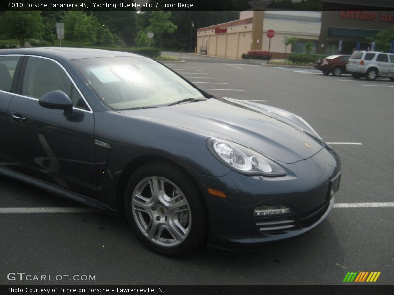 Yachting Blue Metallic / Luxor Beige 2010 Porsche Panamera 4S