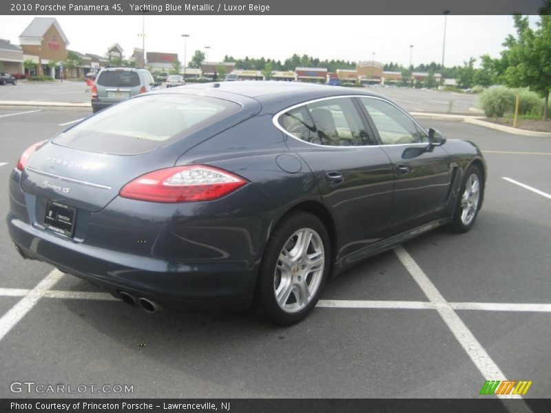 Yachting Blue Metallic / Luxor Beige 2010 Porsche Panamera 4S