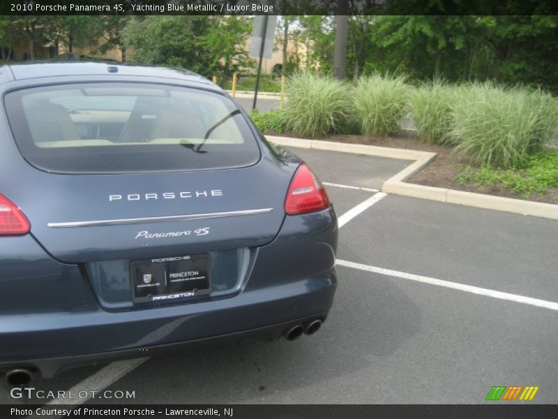 Yachting Blue Metallic / Luxor Beige 2010 Porsche Panamera 4S