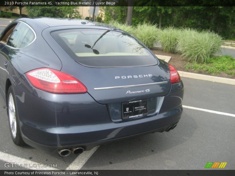 Yachting Blue Metallic / Luxor Beige 2010 Porsche Panamera 4S