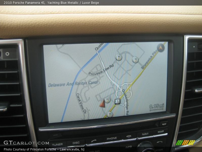 Yachting Blue Metallic / Luxor Beige 2010 Porsche Panamera 4S