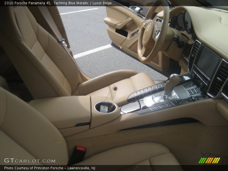 Yachting Blue Metallic / Luxor Beige 2010 Porsche Panamera 4S