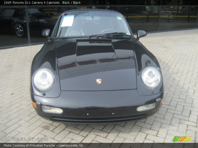 Black / Black 1995 Porsche 911 Carrera 4 Cabriolet