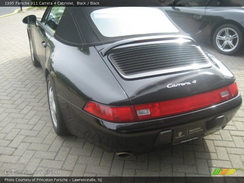 Black / Black 1995 Porsche 911 Carrera 4 Cabriolet