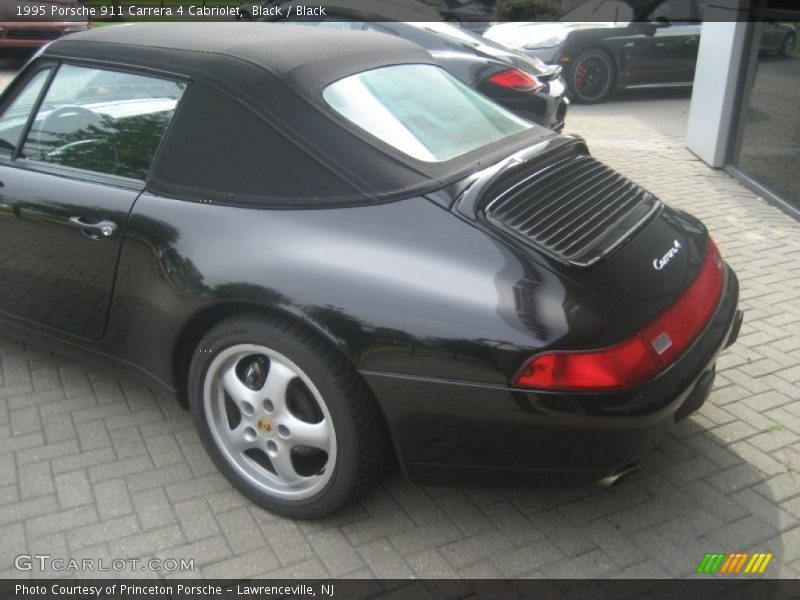 Black / Black 1995 Porsche 911 Carrera 4 Cabriolet