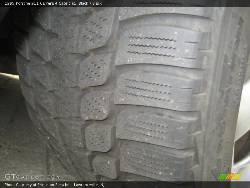 Black / Black 1995 Porsche 911 Carrera 4 Cabriolet