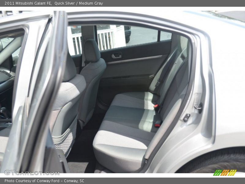 Quick Silver / Medium Gray 2011 Mitsubishi Galant FE