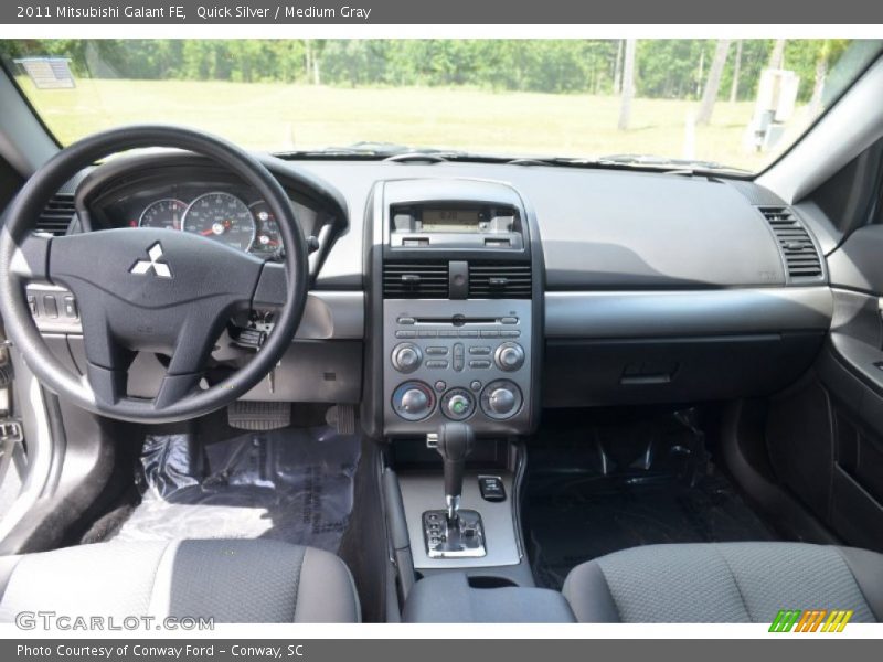 Quick Silver / Medium Gray 2011 Mitsubishi Galant FE