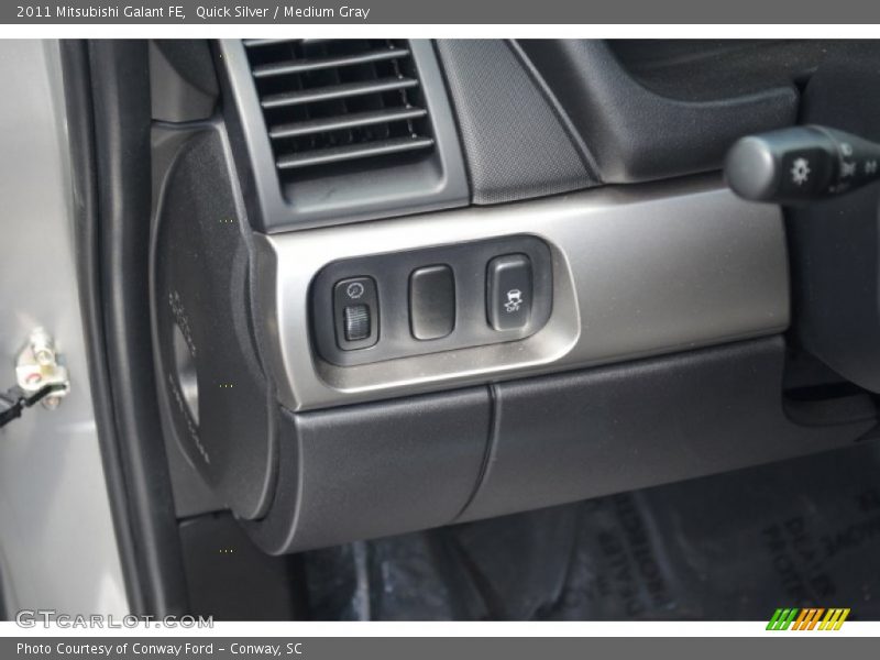 Quick Silver / Medium Gray 2011 Mitsubishi Galant FE