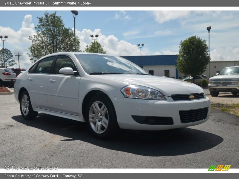 Summit White / Ebony 2011 Chevrolet Impala LT