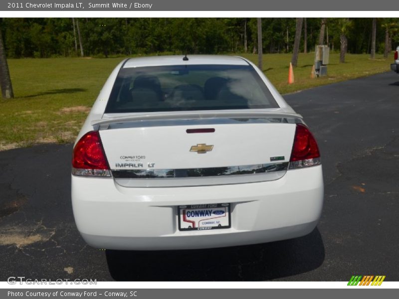 Summit White / Ebony 2011 Chevrolet Impala LT