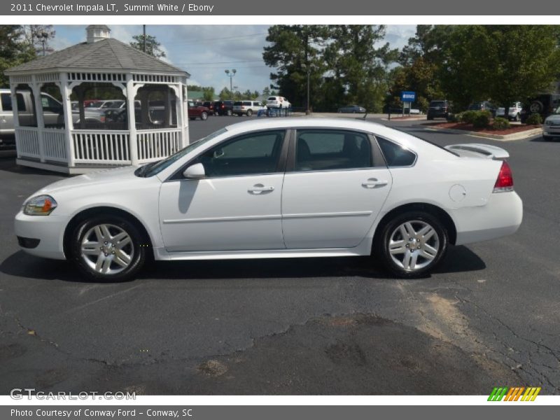 Summit White / Ebony 2011 Chevrolet Impala LT