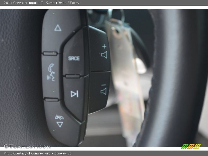 Summit White / Ebony 2011 Chevrolet Impala LT