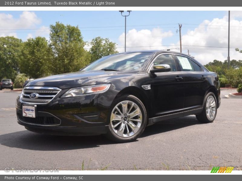 Tuxedo Black Metallic / Light Stone 2012 Ford Taurus Limited