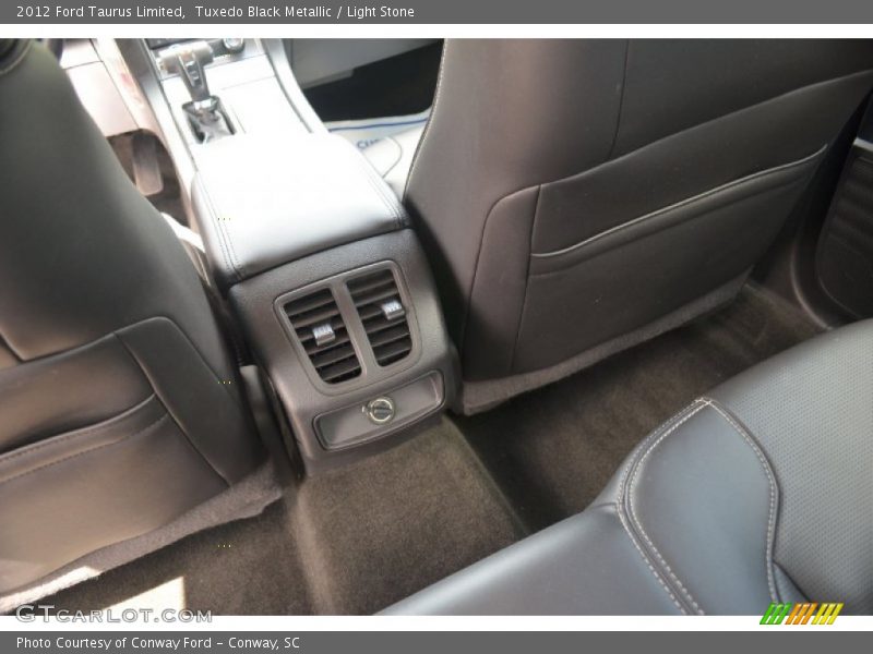 Tuxedo Black Metallic / Light Stone 2012 Ford Taurus Limited