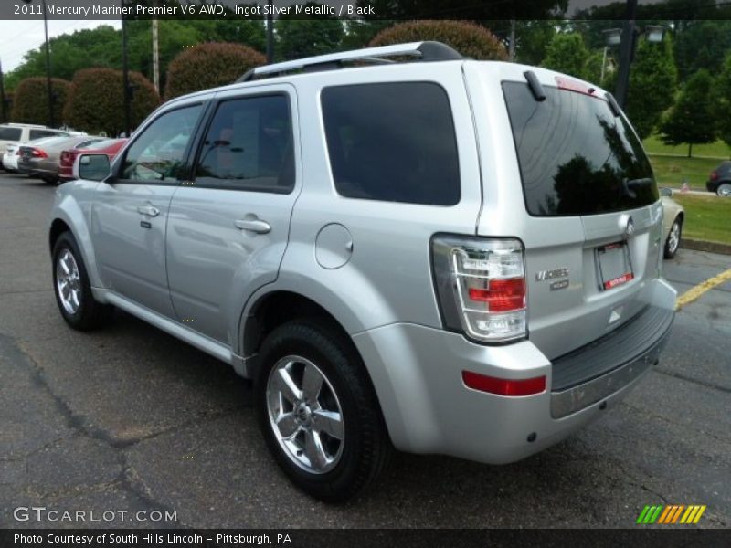 Ingot Silver Metallic / Black 2011 Mercury Mariner Premier V6 AWD