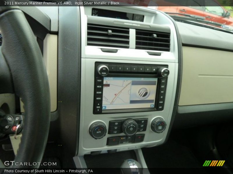 Ingot Silver Metallic / Black 2011 Mercury Mariner Premier V6 AWD