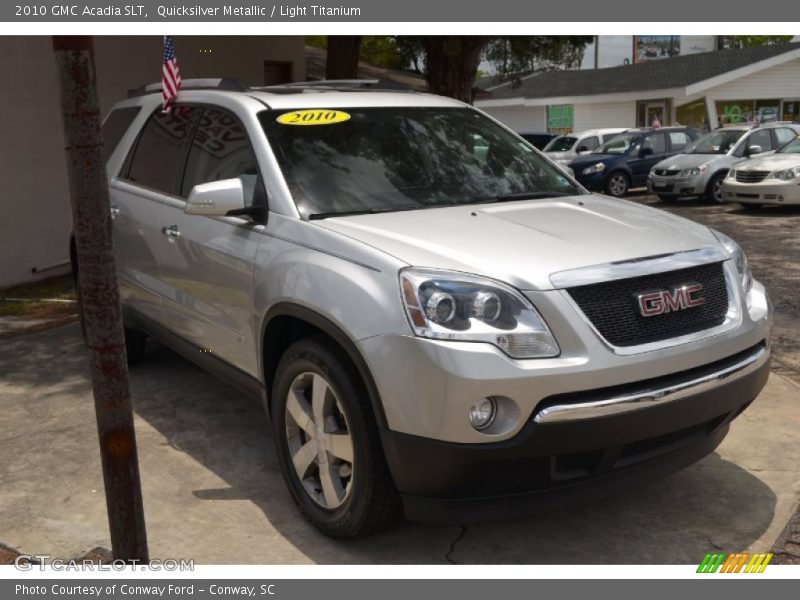 Quicksilver Metallic / Light Titanium 2010 GMC Acadia SLT